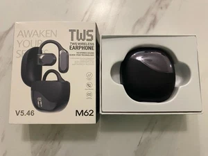 TWS Wireless Earbud Earphones HD W/translation Capabilities New M62 V5.46 - Photo 1/4
