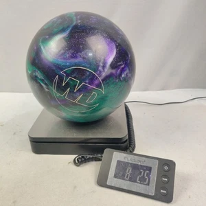 Columbia 300 WD Bowlingkugel grün & lila Glitzer 8,2 lb - gebraucht - super Zustand - Bild 1 von 4