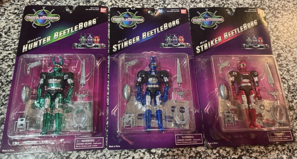 Big Bad Beetleborgs TV, Movie & Video Games Action Figures Blue