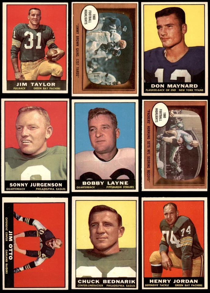 1961 Topps Football You Pick  Complete Your Set -PRICE BASED ON CONDITION - Image 1 of 1