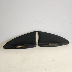 Pair Rear Left Right Black Leather Door Trim Insert Crewman VZ VY - Picture 1 of 5
