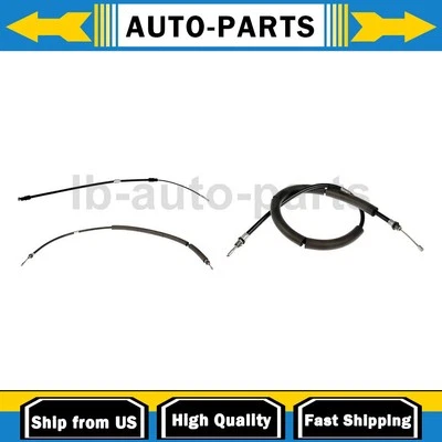 Front Rear Parking Brake Cable 3x For 2007 2008 2009 Jeep Grand Cherokee 3.0L - Image 1 of 4