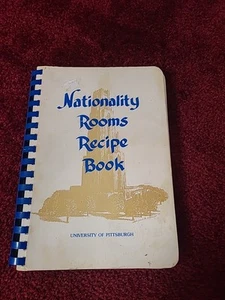 Vintage Women's International Cookbook Nationality Rooms Homemade Recipe Cards - Picture 1 of 17