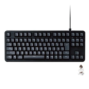 ELECOM Gaming Keyboard Wired Mechanical All Key Rollover Japanese Layout Tenkeyl - Picture 1 of 7