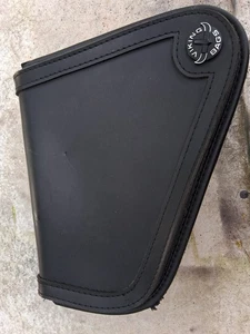 VIKING SWING ARM BAG LEFT LEATHER SADDLEBAG HD SPORTSTER 2004-2022 - Picture 1 of 4