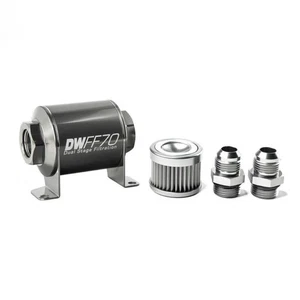 DeatschWerks Fuel Filter Housing Kit Stainless Steel For  10AN 10 Micron - Bild 1 von 3