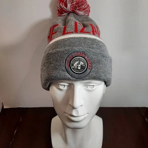Winking Lizard Bar Boulevard Brewing Company Kansas City Winter Beanie Hat Gray - Picture 1 of 6
