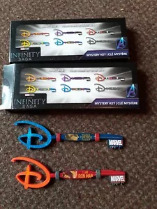 2 DISNEY Store infinity saga Collectable Keys - Higher further faster + iron man - Picture 1 of 1