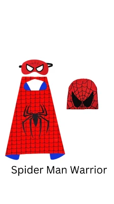 Children Cancer Superhero Cape and Beanie Hat Set Cancer Gift Kids Chemo - Image 1 of 4