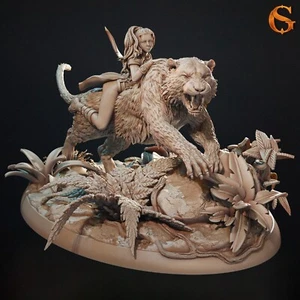 Dungeons & Dragons Spielbare Figur - Weibliche menschliche Igga - Druide, Ranger, Dompfer - Bild 1 von 5