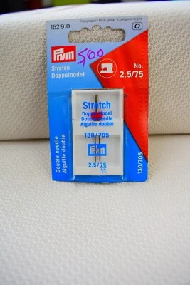 1 AGO🪡DOPPIO STRETCH PRYM🪡No 2,5-75🪡PER MACCHINA DA CUCIRE - Immagine 1 di 2