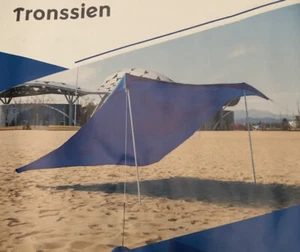 Tronssien Beach Tent Sun Shade Shelter 7x7 FT Large Family Awning- New - Picture 1 of 5