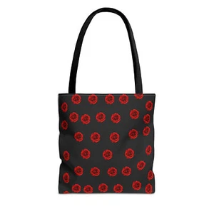 Elegant Rose Print Tote Bag - Picture 1 of 10