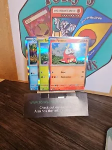 Sprigatito 013/198 Fuecoco 036/198 Quaxly SVP EN 003 Scarlet & Violet Pokemon - Foto 1 di 13