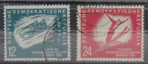 (d644) DDR Mi.Nr. 280-281 gestempelt, Wintersport Oberhof - Bild 1 von 1
