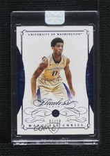 2016 National Treasures Collegiate Sapphire 7/10 Marquese Chriss #33 Rookie RC