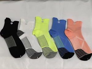 5 Pair Lululemon Ankle Socks Running Socks Multicolor Size S/M 