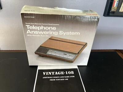 NOS Brand New! Radio Shack Duofone Telephone Answering System Machine 43-396A - Image 1 of 4