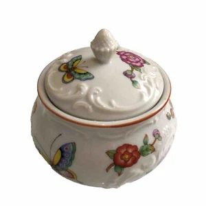 Vintage Estee Lauder Chinoiserie Porcelain Dish With Lid - Picture 1 of 12
