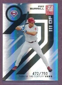 Donruss Elite 2005 cambio de siglo Pat Burrell #113/750!!! - Imagen 1 de 2