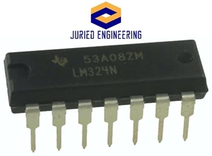 5PCS Texas Instruments LM324N LM324 - Low Power Quad Op-Amp - New IC - Picture 1 of 10