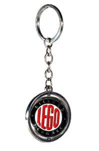 LEGO VIP Insiders Retro Spinning 1950 Logo Keychain (5007093) Vintage Key Ring - Picture 1 of 2