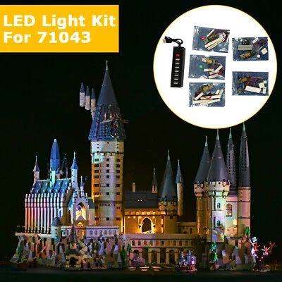 MARKENLOS LED-Beleuchtungsset Für LEGO 71043 Harry Potter Hogwarts Castle LED Licht Kit*