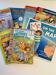 Lot Of 7 Young Readers Books Ages 6-9 - Picture 1 of 5
