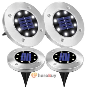 1~4PCS Solar Garden Lights Outdoor Waterproof Landscape LED Lights Pathway Yard - Picture 1 of 16