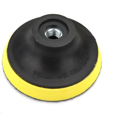 3 Inch Hook and Loop Backing Plate Polishing Buffing Backer Pads Sanding Discs - Image 1 of 4