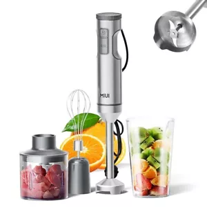 MIUI Hand-Stabmixer, 1000W Leistungsstarker 4-in-1 Edelstahl-Foodmixer-SS- H1 - Bild 1 von 11