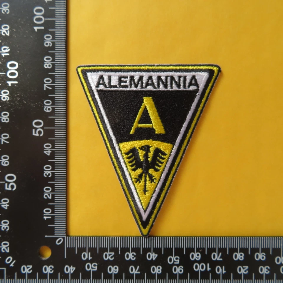 MARKENLOS Aufnäher Fußball soccer Football club Alemannia Aachen patch Bügelbild iron on