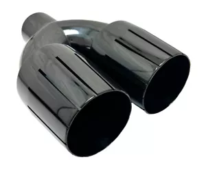 Exhaust Tip 2.50 Inlet Dual 4.50-4.00 Outlet 11.50 long WDAB400-250-BC-SS Afte - Picture 1 of 8