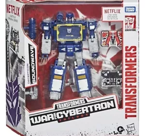 Transformers Netflix War for Cybertron Trilogy SOUNDWAV Decepticon Voyager Class - Picture 1 of 1