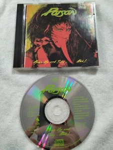 POISON Open Up and Say..Ahh! CD 1988 Capitol UNCENSORED COVER! Excellent! 🤘🎸 - Picture 1 of 8