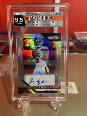 Baker Mayfield 2018 Prizm Silver Auto Rookie Rc Browns Foto 1 de 2