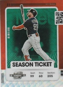 2021 Contenders Optic Season Ticket Green Wave Prizm Alex Verdugo #23 - Picture 1 of 2