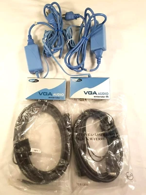 Extensor serie de video y audio Gefen EXT-VGA-AUDIO-141 VGA y cables VGA/audio Foto 1 de 4