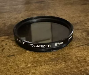 Vintage KALT POLARIZING LINEAR 55mm Filter Original Plastic Cover MADE IN JAPAN - Picture 1 of 4