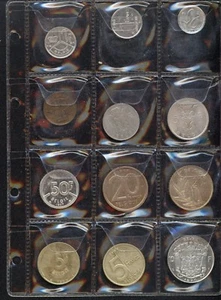 BELGIO LOTTO 12 MONETE DIFFERENTI  COD.651 - Foto 1 di 2