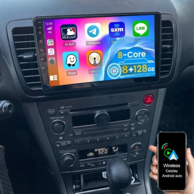 Radio de coche Android Carplay BT GPS navegación 8+128G para Subaru Legacy Outback 2003-2009 Foto 1 de 4