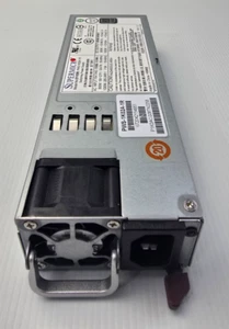 Supermicro PWS-1K02A-1R 1000W 1U Redundant Power Supply - Picture 1 of 3