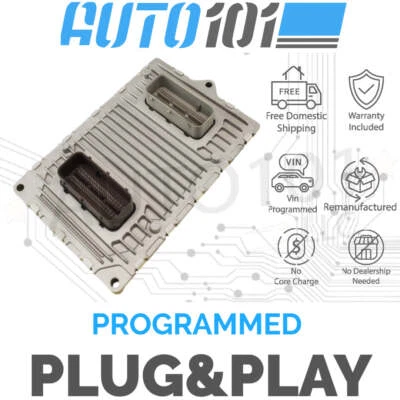 VIN Programmed 2012 Caliber 2.0L MT Engine Computer 68069907 Plug&Play - Image 1 of 3