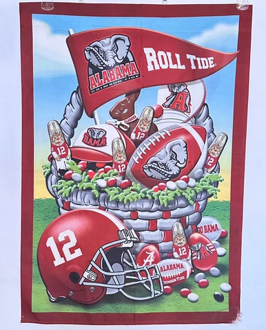 Alabama College Football Banner Easter ROLL TIDE Crimson Tide Flag BAMA Cover