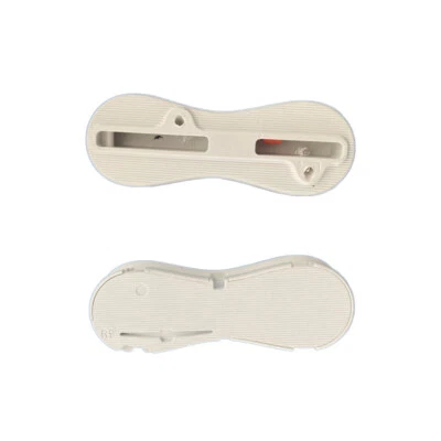 Surfboard Gen 2 8-Shaped Round Cup White 5° & 9° FCS Fusion Fins Plug Fin Box - Image 1 of 4