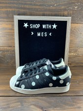 adidas superstar black womens