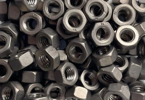 (Qty 4) Grade 2 Titanium 5/16”-18 Thread Hex Nuts - Picture 1 of 3