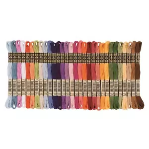 DMC Stranded Cotton Cross Stitch Thread Skein Mouline Colours 162 to 334 8m - Picture 1 of 39