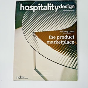 Hospitality Design Magazine August 2023 In Groove Product Marketplace Oversized - Picture 1 of 12