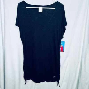 Speedo Black Short Sleeve Swim Coverup New S - Picture 1 of 6